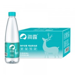 ☆海露 OCEANAQUA 海洋天然饮用纯净水520ML*24瓶整箱新能源产品
