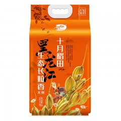 十月稻田-生态长粒香大米-5kg-单位：袋- 起订量400袋