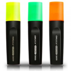 得力 思达33208荧光笔(混合)(3支/卡)(单位：支）