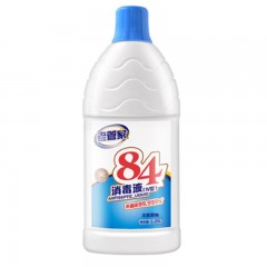 老管家-84消毒液衣物漂白除菌剂含氯消毒杀菌剂蔬果消毒水-1.25L-单位：瓶