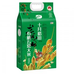 十月稻田 有机五常大米5kg （单位：袋） 起订量 400袋