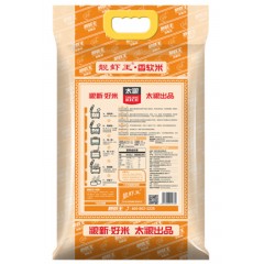 太粮-靓虾王香软米油粘米籼米大米-5kg -单位：袋 -50袋起订