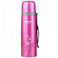 哈尔斯 不锈钢儿童学生旅行壶保温杯瓶印字定制礼品杯男女士水杯子 HB-500F