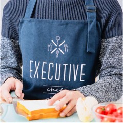 美厨（maxcook）-MCPJ874-围裙-加厚全棉帆布厨房围裙-防污防油家居围裙-单位：个