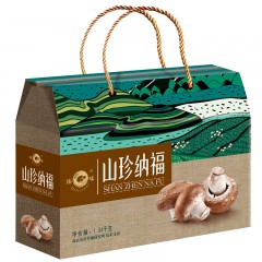 鲜品屋山珍干菌礼盒南北干货菌菇组合大礼包端午节礼盒山珍佳礼员工福利 山珍纳福1460g