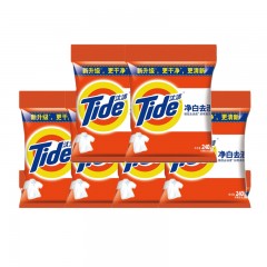 汰渍 净白去渍洗衣粉240g(5袋装/套) 单位：套 5套起订