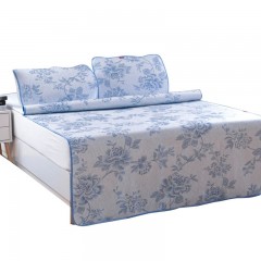 芳恩家纺 FN-X629-1 乐享冰丝席三件套 空调凉席夏季冰丝软席 兰色 180*200cm 单位：套