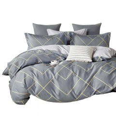 芳恩家纺 TH-Z1012 简约全棉四件套 秋韵 简装 单位：套