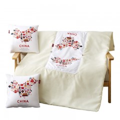 芳恩家纺 FN-R741 爱家数码彩印抱枕被 多功能抱枕被子两用汽车沙发靠垫被办公促销礼品 爱国福 单位：个