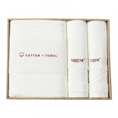 芳恩家纺 FN-MJ2001-3 臻享浴巾面巾组合装 奶白 单位：组