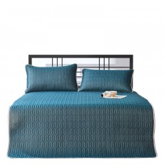 芳恩家纺 TH-X1026-1 泰国天然乳胶席三件套 空调凉席夏季乳胶软席床垫福利 蓝色 180*200cm 单位：套