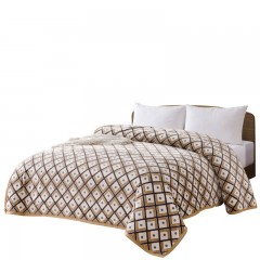 芳恩家纺 FN-T9003 简约风尚貂绒毯 云貂绒法兰绒毛毯午休毯促销礼品 摩登 180*200cm 单位：条