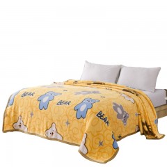 芳恩家纺 FN-T9009  柏林世家云绒毯 云貂绒法兰绒毛毯午休毯福利礼品 星星熊 180*200cm 单位：条