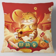 芳恩家纺 FN-R741 爱家数码彩印抱枕被 多功能抱枕被子两用汽车沙发靠垫被办公促销礼品 如虎添亿 单位：个