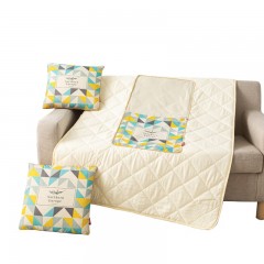 芳恩家纺 FN-R742 数码印花亚麻抱枕被 多功能抱枕被子两用汽车沙发靠垫被办公促销礼品 现代派 单位：个