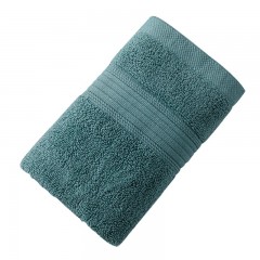 芳恩家纺 FN-MJ2000-1 雅致面巾单条 经典纯色系列新疆棉洗脸巾纯棉强吸水面巾 豆蓝 环保装 单位：条 3条起订