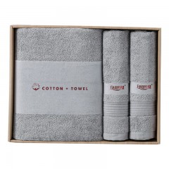 芳恩家纺 FN-MJ2000-3 雅致浴巾面巾组合装 星灰 单位：组