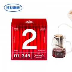 柯林咖啡 精品挂耳咖啡 手冲滤泡式云南咖啡粉 2号美式香浓12g*20袋 单位：盒
