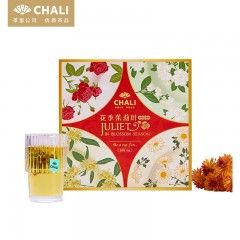 CHALI茶里公司茶叶花季茱莉叶 茉莉花茶玫瑰花茶4味花茶55g送礼礼物 4口味  单位：盒