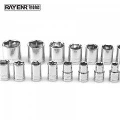 锐能 RAYENR 19mm系列公制六角标准套筒汽修机修棘轮扳手大飞套筒 200019 单位：个