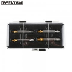 锐能 RAYENR 断头螺丝取出器 修滑丝滑牙取螺丝 拆除工具起子双头断丝取丝器4件套 NR0128 单位：盒