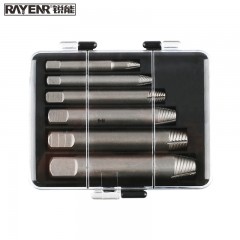 锐能 RAYENR 断丝断头螺丝取出器 修滑丝滑牙取螺丝 拆除工具起子双头断丝取丝器6件套 NR0127 单位：套