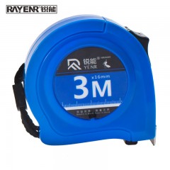 锐能 （RAYENR）卷尺3米钢卷尺盒尺 伸缩尺米尺公制3m*16mm测量工具 NR0009 单位：个