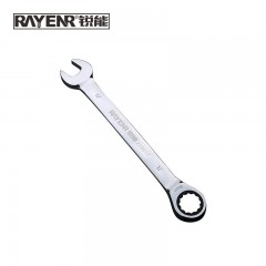 锐能 RAYENR扳手 棘轮扳手 两用开口扳手镜面快速扳手 扳手套装17mm 270017 单位：把
