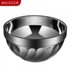 美厨（maxcook）304不锈钢碗16CM 汤碗餐具面碗 双层隔热 MCWA9617 单位：个