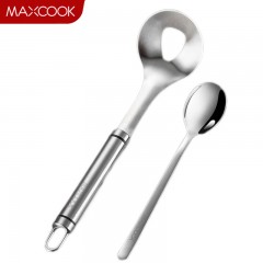 美厨（maxcook）304不锈钢肉丸子制作器 肉丸勺虾滑模具压鱼丸勺 配勺子MCPJ5343 单位：套