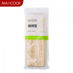 美厨（maxcook）竹签烧烤签 烧烤针羊肉串 穿肉签烤针配件 300*3mm 200支MCPJ7194 单位：包