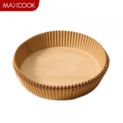 美厨（maxcook）空气炸锅纸 烧烤烤肉盘圆形吸油纸硅油纸 口径20cm 50 张MCPJ0385 单位：包