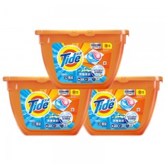 汰渍 超强洁净透亮除菌持久留香茉莉洗衣凝珠96颗(32*3)洗衣液凝珠 单位：组