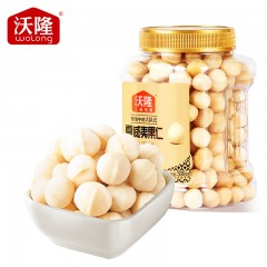 沃隆 夏威夷果仁500g罐装原味去壳即食坚果炒货非油炸干果休闲零食  单位：罐