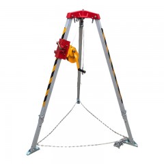 援邦 消防救援三脚架 铝合金多功能便携可收缩起重支架 有限空间作业井口探洞 救援三脚架1200磅/大头/20米 单位：个