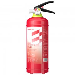 援邦 车载灭火器1kg 干粉灭火瓶私家车用套装汽车神器气器筒家庭小型小轿车手提式便携式灭水器消防器材 单位：个