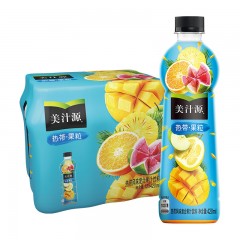 可口可乐（Coca-Cola）美汁源 Minute Maid 热带果粒 果汁饮料 420ml*12瓶整箱装 单位：箱